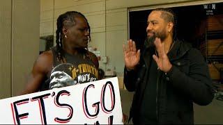 Jimmy Uso walks away from R - Truth's delusional motivation from John Cena's "Never Give Up''