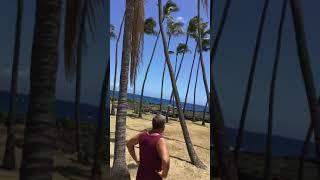 Black sand beach (?)Hawaii Big Island. Igor& Dr.Russ Yusupoff.