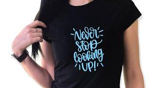 Never stop looking up print t-shirt  fashion trend  shop now 