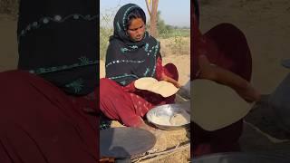 Camel people morning routine making oil pratha #viral #villagelife #shorts #camel