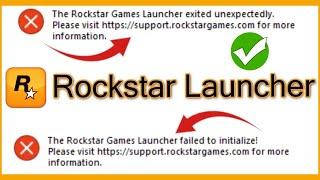 [Fixed] ️ Rockstar Games Launcher Failed to Initialize  Epic Games Launcher Error