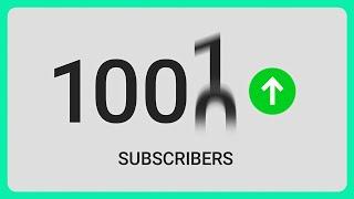 How to Get 1,000 Subscribers on YouTube – the ONLY Surefire Way