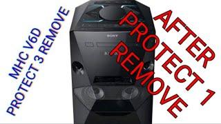 SONY MHC V6D PROTECT 3 AND PROTECT 1 PERMANENT SOLUTION