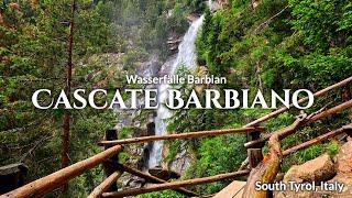 Cascate Barbiano | Wasserfälle Barbian Beautiful Waterfall in South Tyrol. Italy.