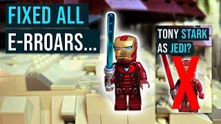 Tony Stark (Iron Man) as Jedi in My LEGO Star Wars MOC