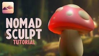 How to make a MUSHROOM in Nomad Sculpt