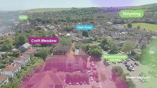 Take a Bird’s Eye View of Croft Meadow, Steyning – Shaw healthcare