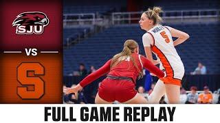 St. Joseph’s vs Syracuse Full Game Replay | 2024-25 ACC Women’s Basketball