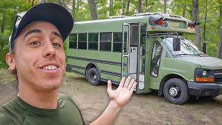 Pursuing My American Dream  VANLIFE in a Skoolie Conversion