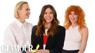 Elizabeth Olsen, Carrie Coon & Natasha Lyonne Take a Friendship Test | Glamour