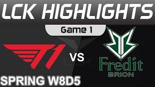 T1 vs BRO Highlights Game 1 LCK Spring Season 2022 W8D5 T1 vs Fredit BRION by Onivia
