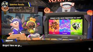 Splatoon 3 - Grand Festival Splatfest Results - Past vs. Present vs. Future