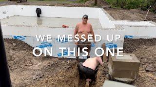 I WAS PISSED!!! Fox Blocks  crawl space foundation part 2