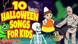 10 Halloween Songs For Kids  Halloween Songs For Children  Kids Songs by The Learning Station