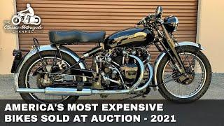 USA's Top 10 Most Expensive Motorcycles Sold at Auction In 2021