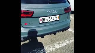 audi rs6 akrapovic exhaust sound