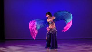 Bellydance Fan Veils Master, Tanna Valentine - dance improvisation