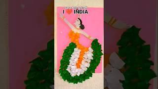 Indian Flag   Doll made with paper #viral #trending #ytshorts #shorts