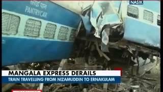 Mangala Express derails near Nashik, 2 dead and 50 injured