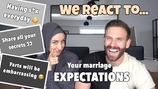 Reacting to your WILD marriage expectations 