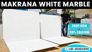 Makrana Albeta Pure White, Pure White Marble, Super White Marble, 9116113111