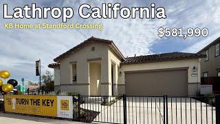 Touring KB Homes in (lathrop california home for sale) Starting $581k