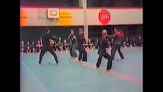 Vorführung Techniken Karatelehrer | Euregio Karate Nordhorn eV. | Retro