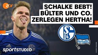 FC Schalke 04 – Hertha BSC Highlights | Bundesliga, 28. Spieltag Saison 2022/23 | sportstudio