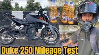 Duke 250 Gen 3 Mileage Test || duke 250 mileage test