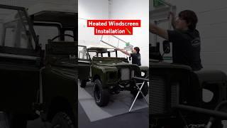 Heated Windscreen  Exceptional Craftsmanship  Lovingly Restored  #landrover #carrestoration