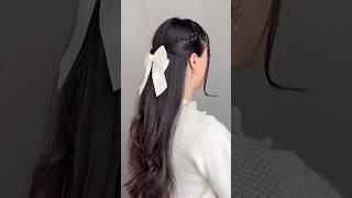 Cute easy hairstyles for medium, long hair  #hairstyle #hair #longhair #hairtok #explorepage