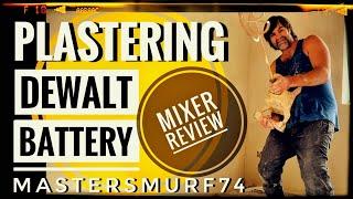 DEWALT MIXER REVIEW. 6 years old. prototype. how to plaster plastering for beginners.