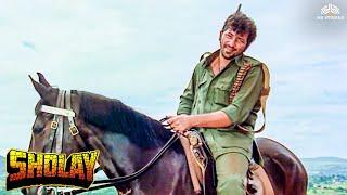 गब्बर का गांव पर आतंक...सिर्फ दो आदमी | जबरदस्त एक्शन सीन | Sholay Movie | Amitabh B, Dharmendra