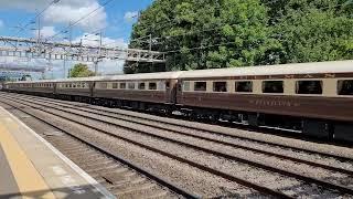 LSL Class 47 locos, 47805 & 47593 passing Rugeley Trent Valley