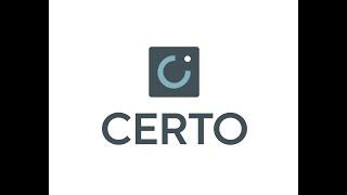 07 Certo System main user - Save and archive project documentation