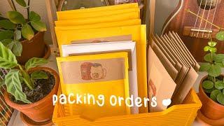 Packing orders for my small business | ASMR no music no talking