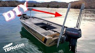 DIY Power Poles / Anchors for Tiny Boats | Shallow Water Anchors | Alumacraft