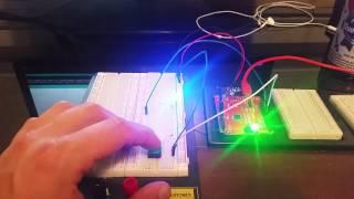 PWM controlled LED brightness