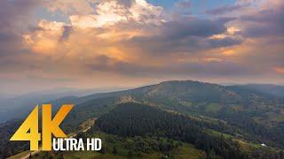 4K Carpathian Mountains, Ukraine - View From Above - Short Preview Video