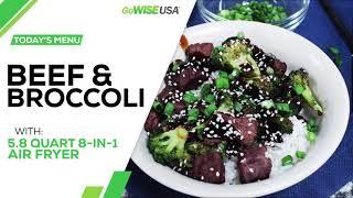 Air Fryer Sesame Beef and Broccoli