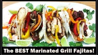 The BEST Homemade Marinated Grilled Fajitas! #TacoTuesday!