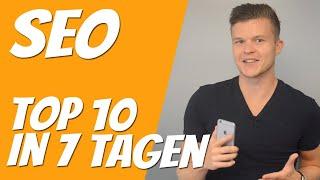 SEO Tricks ► Website in die Top 10 in 7 Tagen [LIVE OPTIMIERUNG]