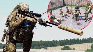 Canadian Sniper Saves Ukraine Partisans from Russian Firing Squad! | ARMA3 Milsim