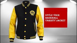 Style Your Baseball Varsity Jacket | High School Sports Jacket | William Jacket