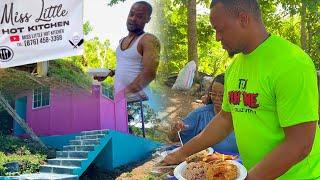 Colaz Smith Tv & Jamaica Sunrise Tv Finally Link Up At Miss Little Hot Kitchen ￼￼Cooking & Vibesing