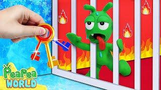 Hot and Cold Keys Problems - Pea Pea World - Cartoon for kids