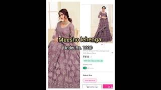 Meesho lehenga under 1000 #shorts #viral #meesho #lehenga #shortsfeed