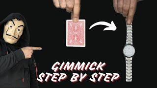 Card to Clock Magic Trick Tutorial | GIMMICK STEP BY STEP