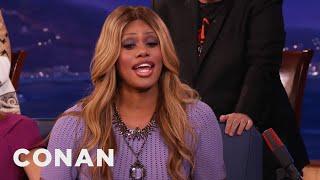 Laverne Cox's Twin Brother Gets Mistaken For Her | CONAN on TBS