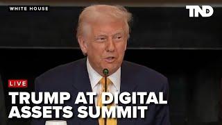 Trump talks crypto currency at the White House Digital Assets Summit